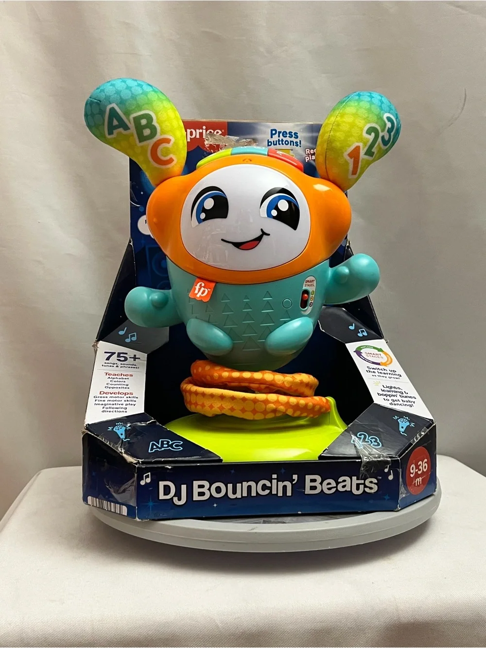 Fisher-Price DJ Bouncin’ Beats Smart Stages Learning Toy 9-36 Months